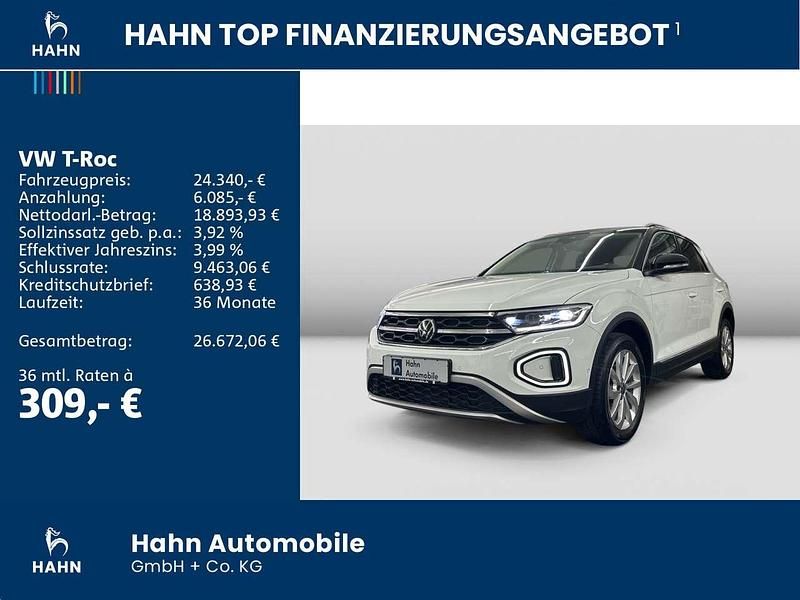 Gebraucht VW T-Roc Style 150 PS (110 kW) 2023 Pure white SUV