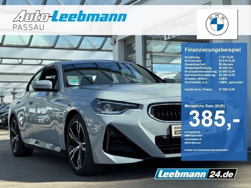 M brooklyn grau (metallic) Gebraucht 2024 BMW 218 Comfort Edition Coupé | 37.890 € (Fairer Preis) - Bild 1/4