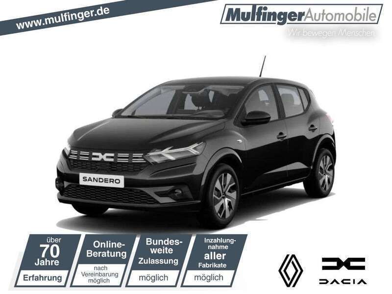Perlmuttschwarz Neu 2025 Dacia Sandero Expression Kleinwagen | 19.420 € (Fairer Preis) - Bild 1/4