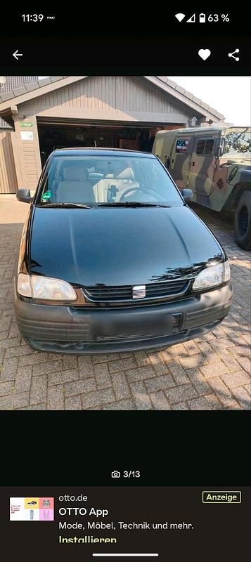 Schwarz Gebraucht 1999 Seat Arosa Kleinwagen | 1.150 € (Fairer Preis) - Bild 1/4