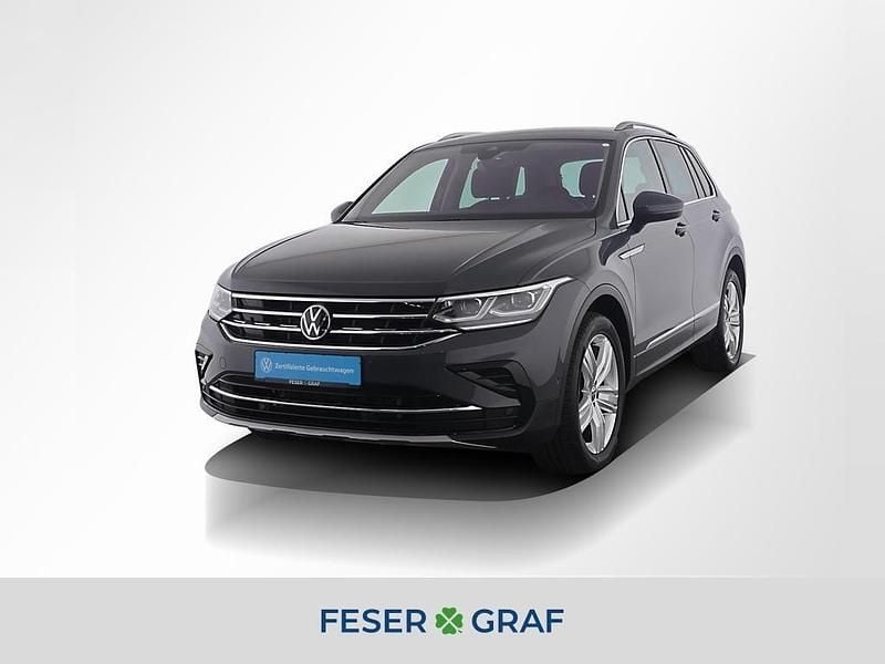 Delfingrau metallic Gebraucht 2021 VW Tiguan Elegance SUV | 29.908 € (Guter Preis) - Bild 1/4