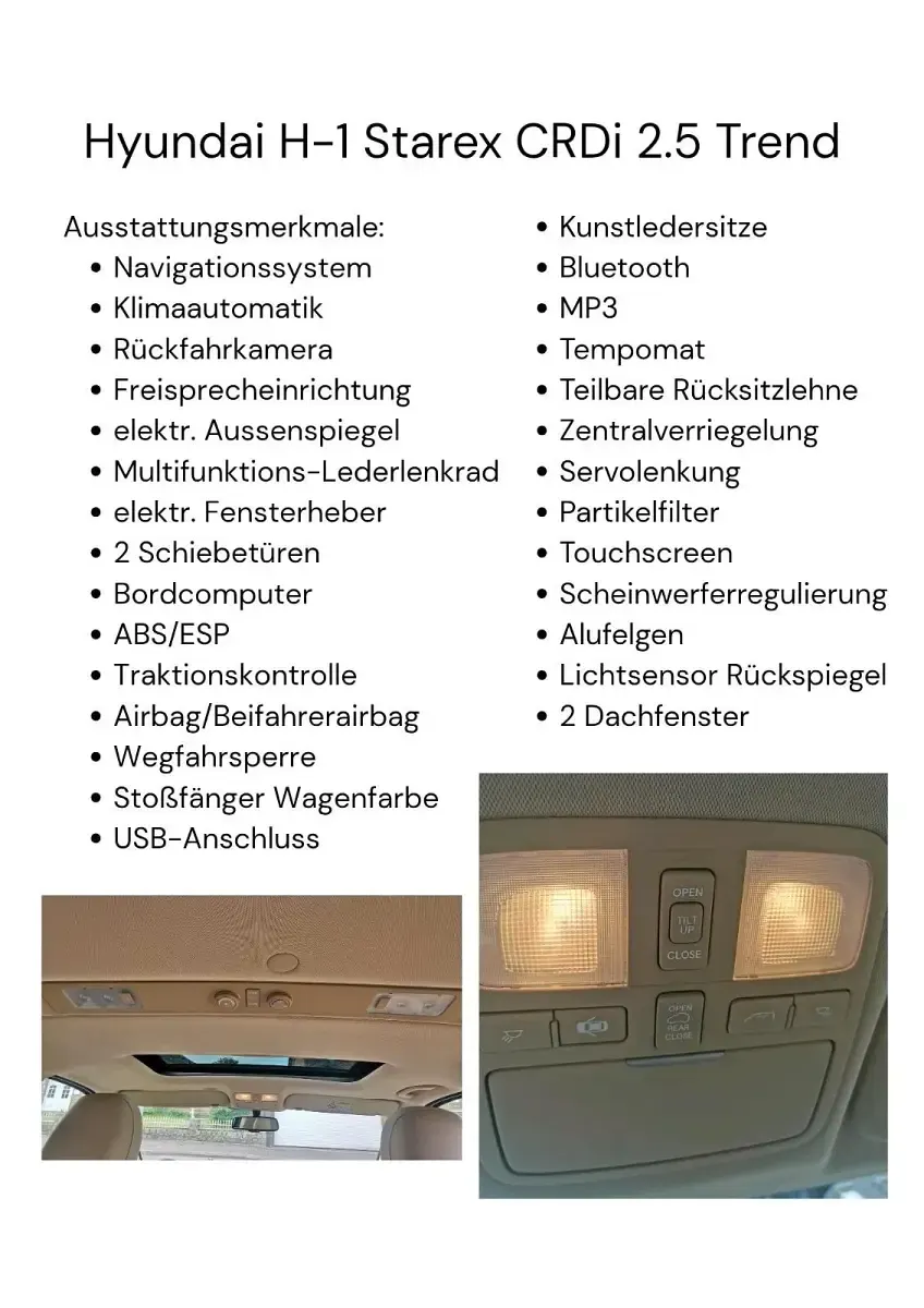 Gebraucht Hyundai H-1 170 PS (125 kW) 2017 Blau Van / Kleinbus