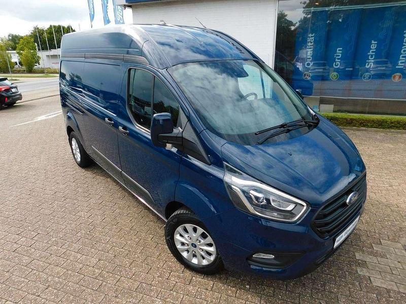 Blau Gebraucht 2021 Ford Transit Custom Trend Van / Kleinbus | 21.990 € (Etwas zu teuer) - Bild 1/4