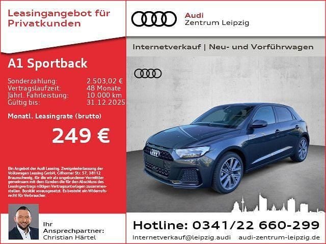 Grau Gebraucht 2025 Audi A1 Sportback Advanced Plus Kleinwagen | 26.990 € (Fairer Preis) - Bild 1/2