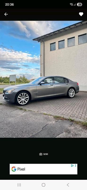 Silber Gebraucht 2010 BMW 750L Limousine | 11.999 € (Fairer Preis) - Bild 1/4