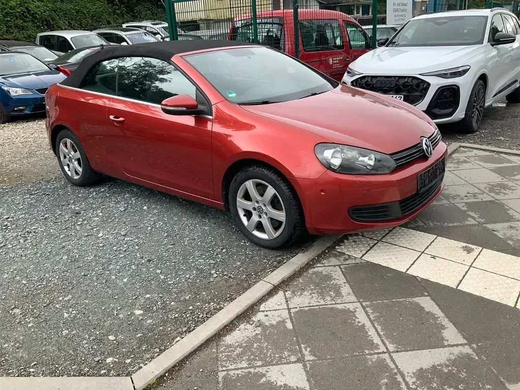 Brugt VW Golf Cabriolet 140 HK (102 kW) 2013 Rød Cabriolet