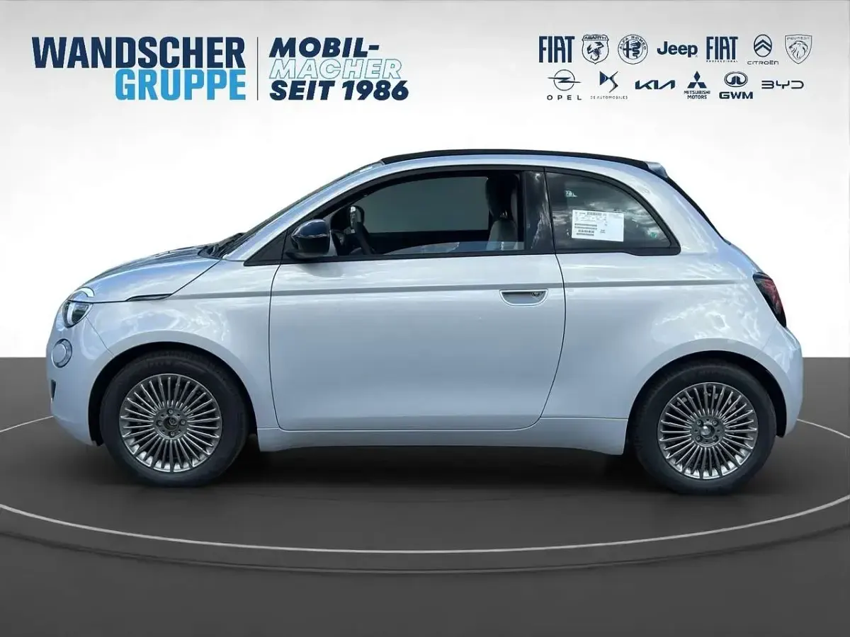 Neu Fiat 500C Icon 65 PS (47 kW) 2026 Blauschwarz Cabrio