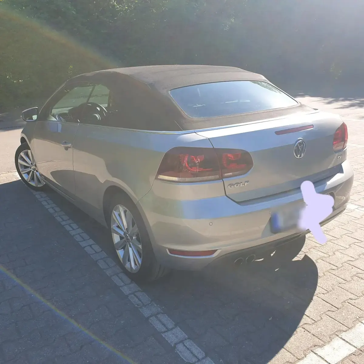 Gebraucht VW Golf Cabriolet 122 PS (89 kW) 2012 Silber Cabrio