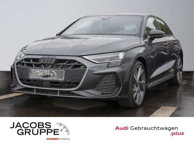Grau Gebraucht 2025 Audi A3 Sportback S-Line Limousine | 47.560 € (Teuer) - Bild 1/4