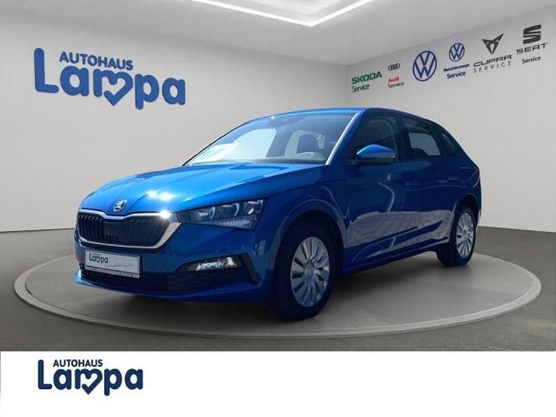 Blau Gebraucht 2021 Skoda Scala Ambition Kleinwagen | 18.390 € (Fairer Preis) - Bild 1/4