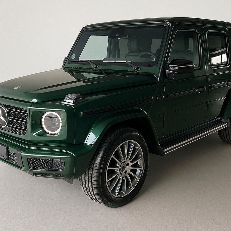 Grün Gebraucht 2022 Mercedes G400 SUV | 115.990 € (Superpreis) - Bild 1/4