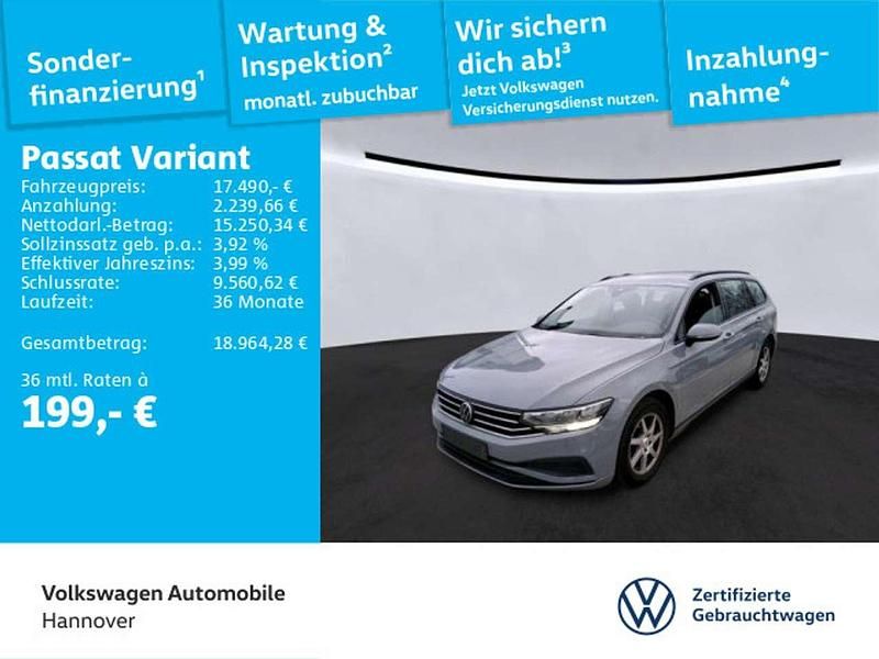 Grau Gebraucht 2022 VW Passat Conceptline Kombi | 17.490 € (Guter Preis) - Bild 1/3