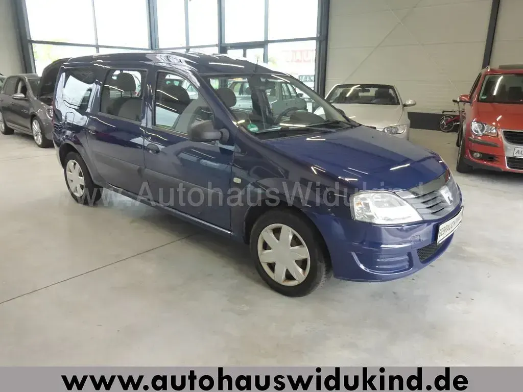 Gebraucht Dacia Logan MCV Ambiance 75 PS (55 kW) 2009 Blau Kombi