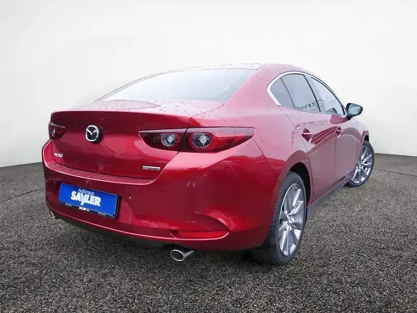 Neu Mazda 3 140 PS (102 kW) 2025 Soul red crystal Limousine