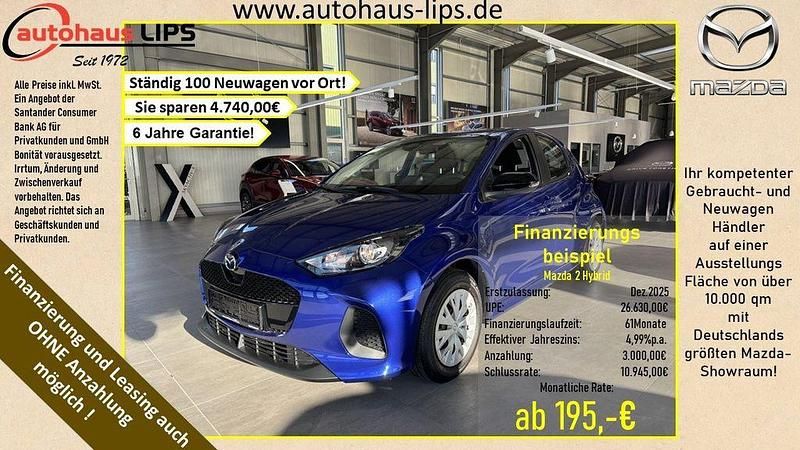 Gebraucht Mazda 2 Prime-Line 116 PS (85 kW) 2024 Blau Kleinwagen