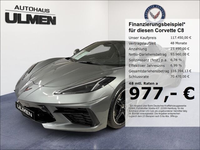 Grau Neu 2025 Corvette Stingray Cabrio | 117.450 € (Fairer Preis) - Bild 1/4