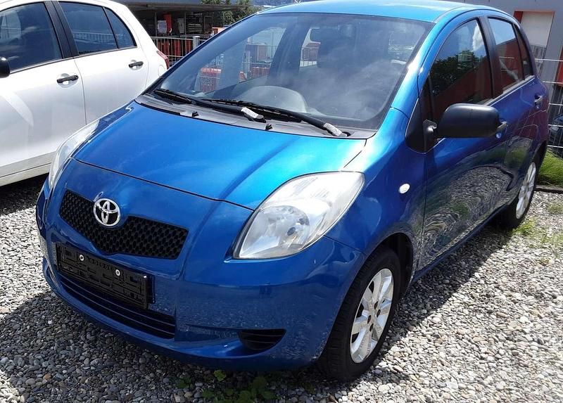 Blue mica met/caribbean blue Gebraucht 2008 Toyota Yaris Cool Kleinwagen | 4.700 € (Etwas zu teuer) - Bild 1/3