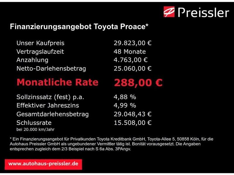Gebraucht Toyota Proace 120 PS (88 kW) 2024 Icewhite Van / Kleinbus