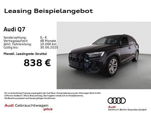 Schwarz Gebraucht 2025 Audi Q7 S-Line SUV | 77.777 € (Etwas zu teuer) - Bild 1/4
