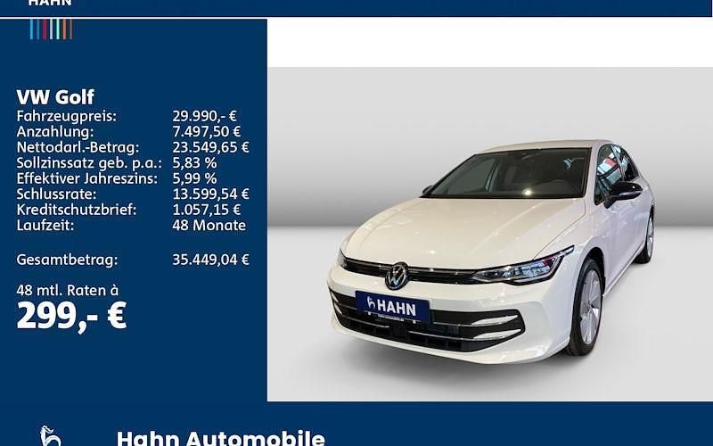 Gebraucht VW Golf VIII Goal 116 PS (85 kW) 2025 Weiß Limousine