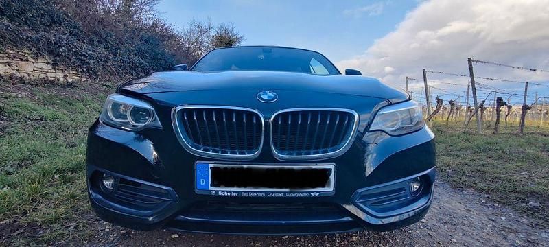 Gebraucht BMW 218 136 PS (100 kW) 2018 Schwarz Cabrio