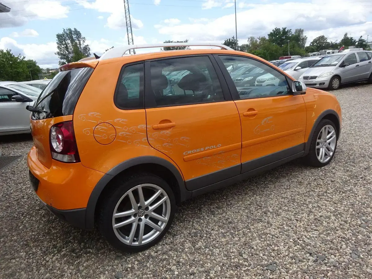 Gebraucht VW Polo Cross 101 PS (74 kW) 2008 Orange Kleinwagen