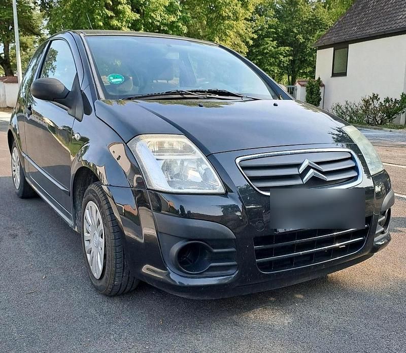 Schwarz Gebraucht 2010 Citroën C2 Kleinwagen | 450 € - Bild 1/4