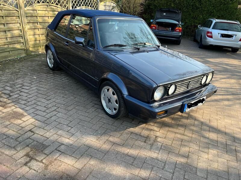 Blau Gebraucht 1990 VW Golf Cabriolet Cabrio | 12.890 € - Bild 1/4