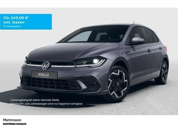 Grau (rauchgrau metallic) Neu 2025 VW Polo R-line Kleinwagen | 32.470 € (Teuer) - Bild 1/4