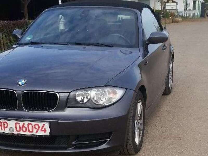 Sparkling graphite metallic Gebraucht 2008 BMW 118 Cabriolet Cabrio | 4.900 € (Guter Preis) - Bild 1/4