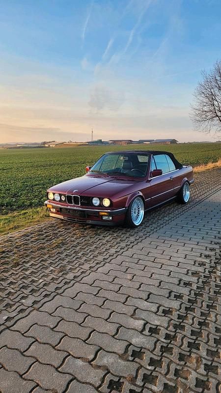 Rot Gebraucht 1990 BMW 320 Cabriolet Cabrio | 20.000 € - Bild 1/4