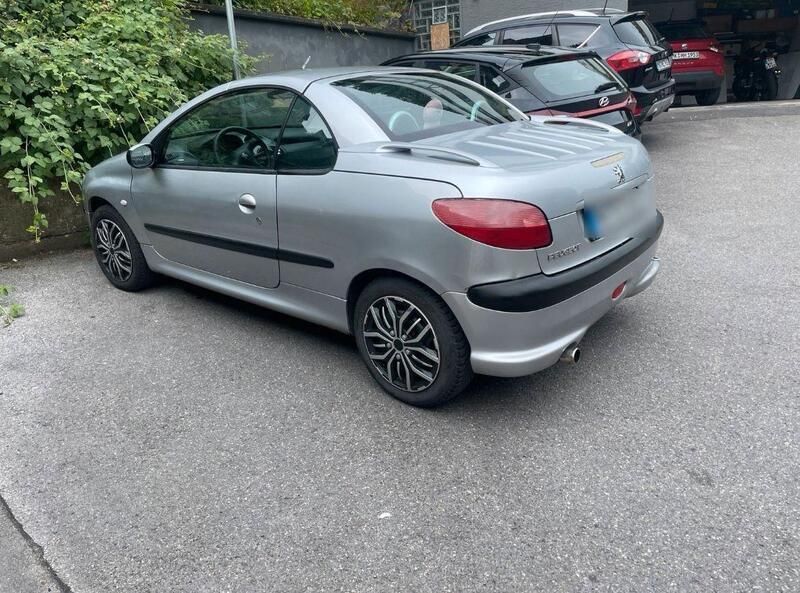 Silber Gebraucht 2001 Peugeot 206 CC Cabrio | 1.099 € (Guter Preis) - Bild 1/4