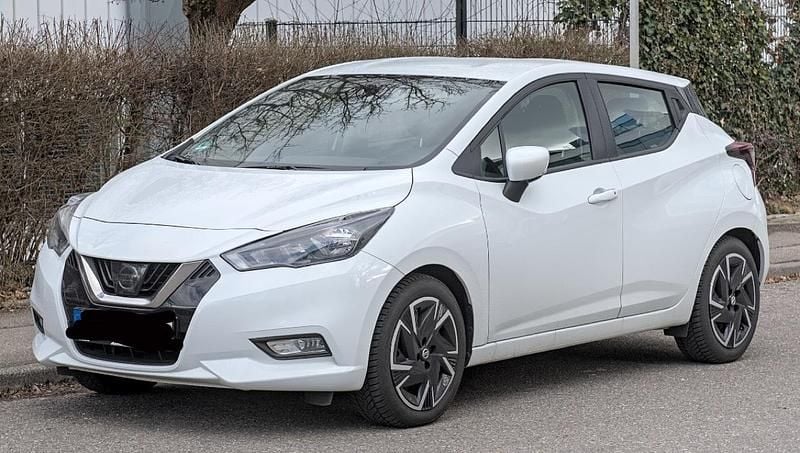 Weiß Gebraucht 2017 Nissan Micra Kleinwagen | 9.250 € - Bild 1/4