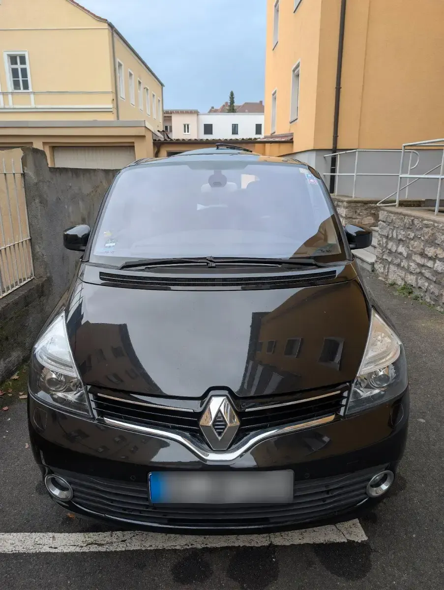 Gebraucht Renault Espace 150 PS (110 kW) 2012 Schwarz Van / Kleinbus