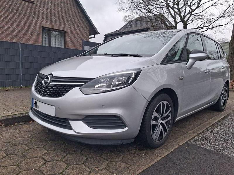 Silber Gebraucht 2018 Opel Zafira Tourer Van / Kleinbus | 12.900 € (Superpreis) - Bild 1/4