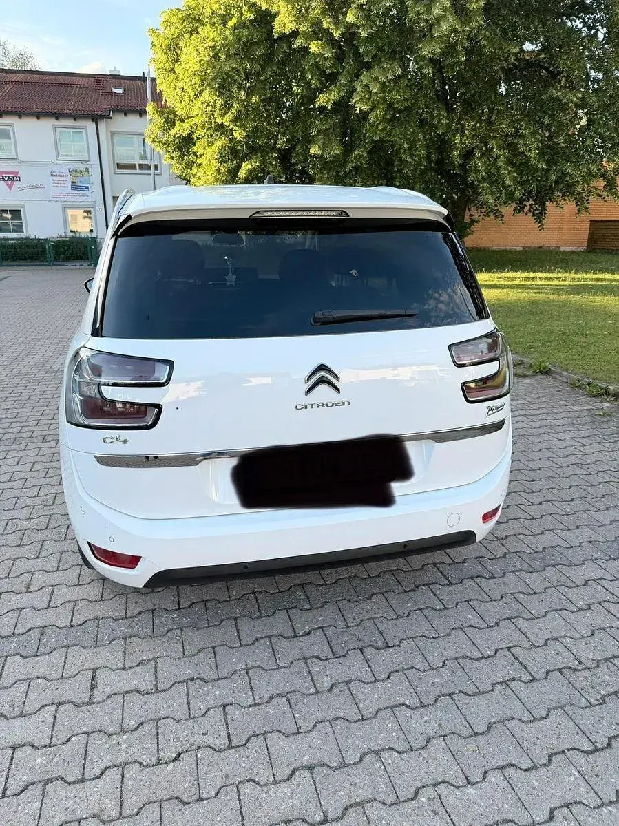 Gebraucht Citroën C4 Picasso Start 150 PS (110 kW) 2017 Weiß Van / Kleinbus