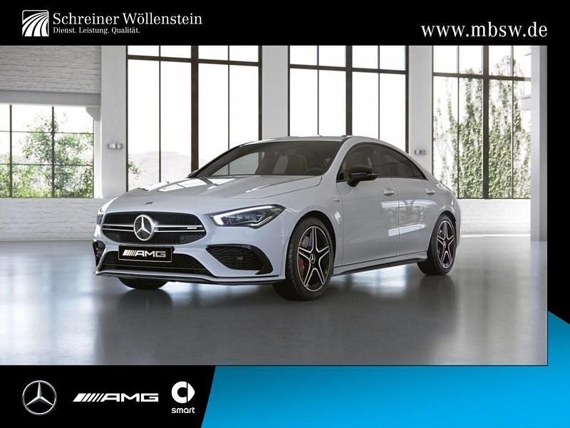 Blanc polaire Gebraucht 2022 Mercedes CLA35 AMG AMG Coupé | 42.660 € (Guter Preis) - Bild 1/4