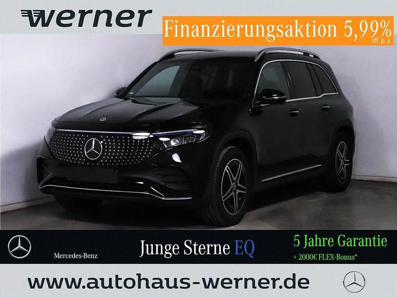 Lack kosmosschwarz (metallic) Gebraucht 2024 Mercedes EQB350 AMG Line Premium SUV | 39.939 € (Superpreis) - Bild 1/4