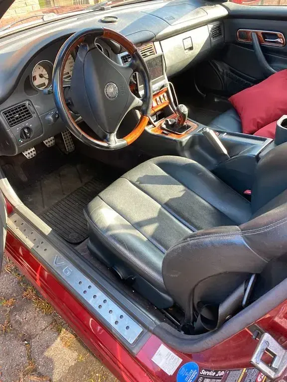 Gebraucht Mercedes SLK320 218 PS (160 kW) 2003 Rot Cabrio