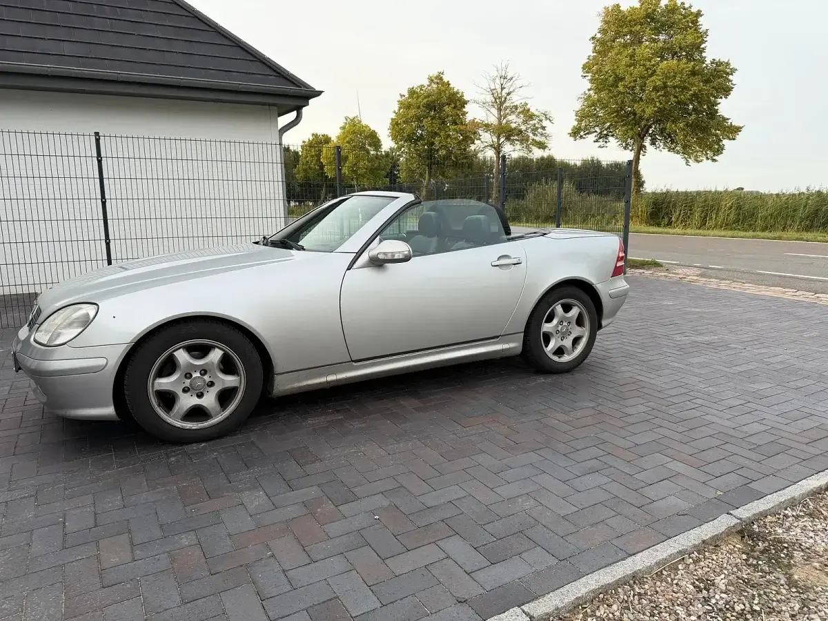 Gebraucht Mercedes SLK200 2001 Silber Cabrio