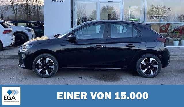 Schwarz metallic Gebraucht 2022 Opel Corsa-e Edition Kleinwagen | 16.020 € (Fairer Preis) - Bild 1/4