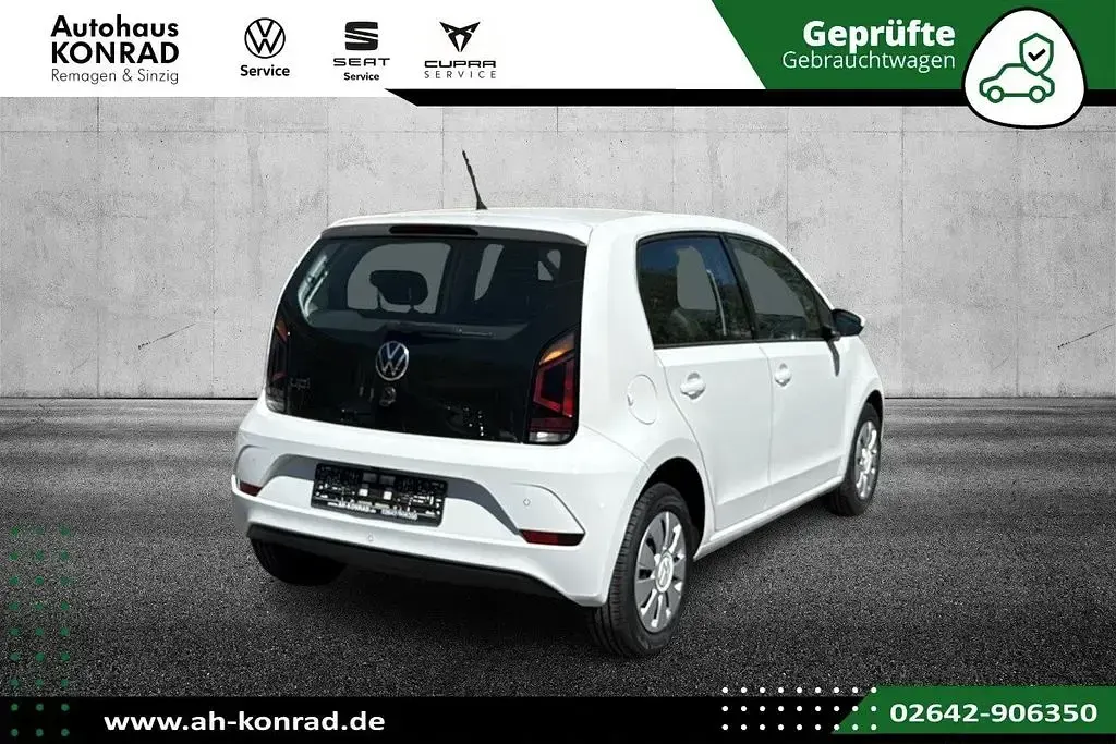 Brugt VW up! move up! 65 HK (47 kW) 2022 Hvid Hatchback