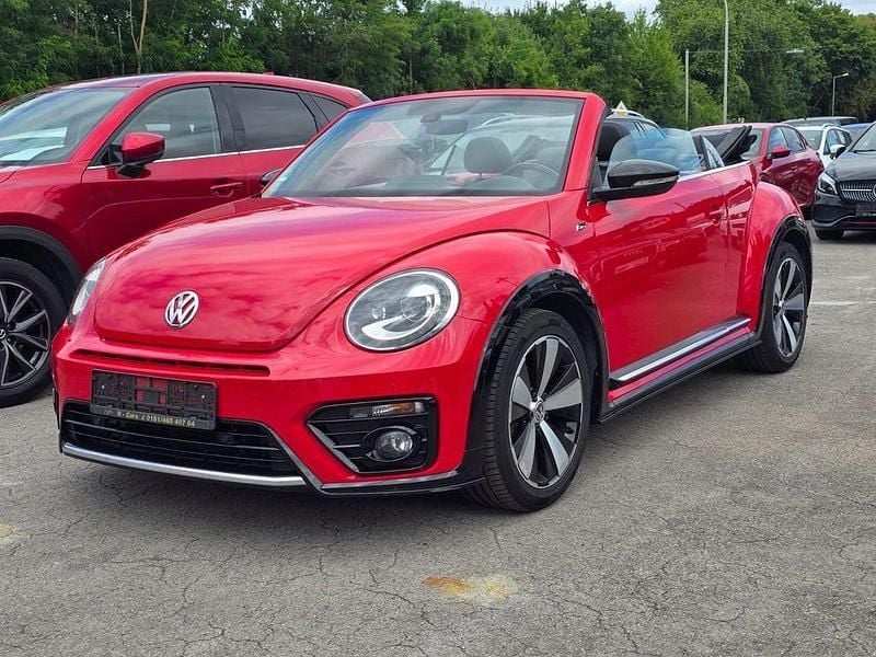 Rot Gebraucht 2017 VW Beetle R-line Cabrio | 17.990 € (Fairer Preis) - Bild 1/4