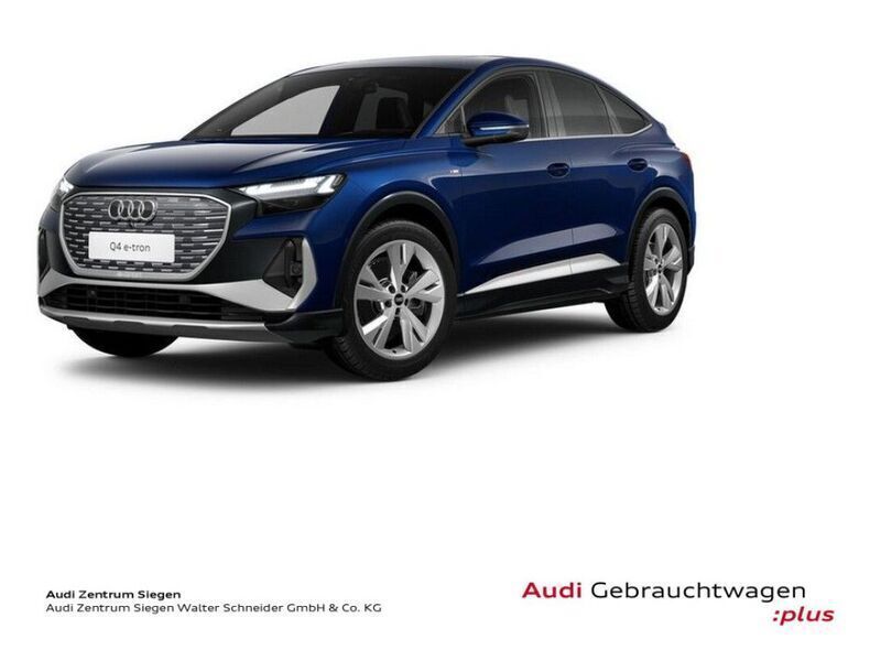 Navarrablau metallic (metallic) Gebraucht 2022 Audi e-tron S-Line SUV | 40.910 € (Fairer Preis) - Bild 1/4