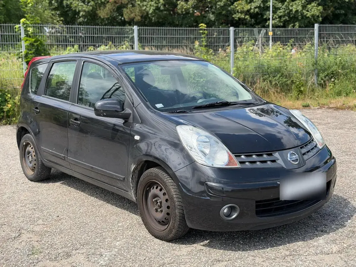 Gebraucht Nissan Note 88 PS (64 kW) 2008 Schwarz Kleinwagen