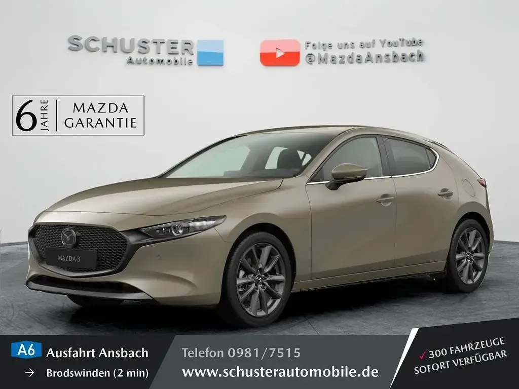 Gebraucht Mazda 3 Exclusive 140 PS (102 kW) 2024 Rot Limousine