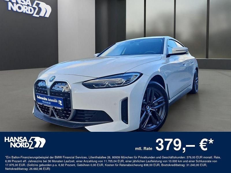 Weiss / alpinweiss Gebraucht 2023 BMW i4 Sport Line Limousine | 37.550 € (Superpreis) - Bild 1/4