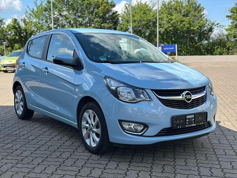 Eis blau Gebraucht 2015 Opel Karl Exklusiv Kleinwagen | 6.500 € (Fairer Preis) - Bild 1/4