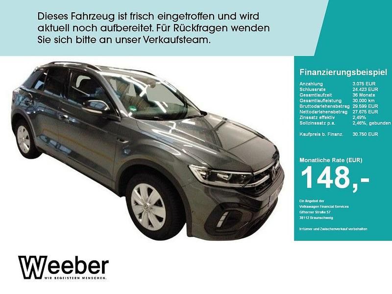 Gebraucht VW T-Roc R-line Plus 150 PS (110 kW) 2024 Indiumgrau (metallic) SUV