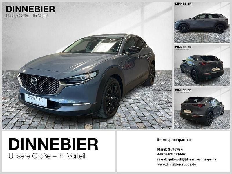 Grau (metallic) Gebraucht 2023 Mazda CX-30 Homura-Line SUV | 25.879 € (Fairer Preis) - Bild 1/4